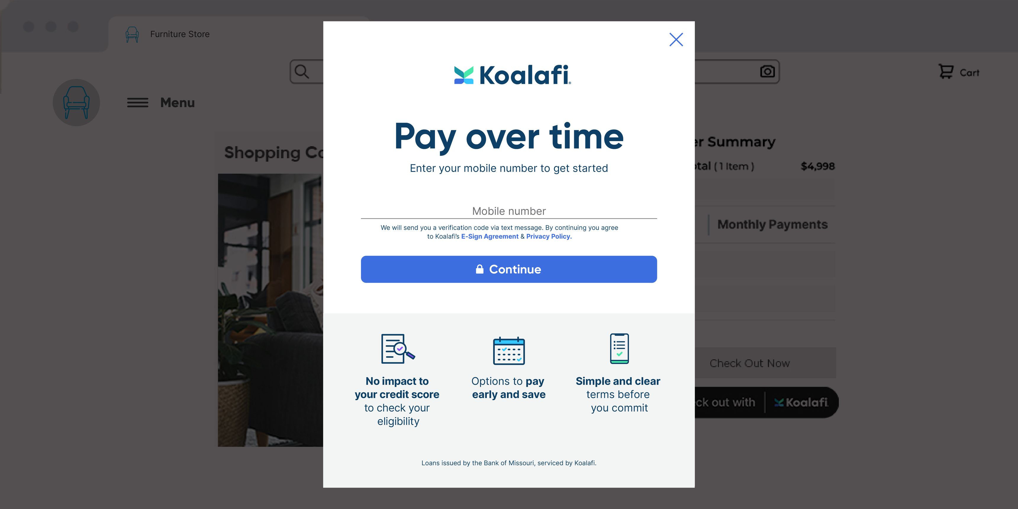 Koalafi Pay over time plans that are simply for everyone Koalafi