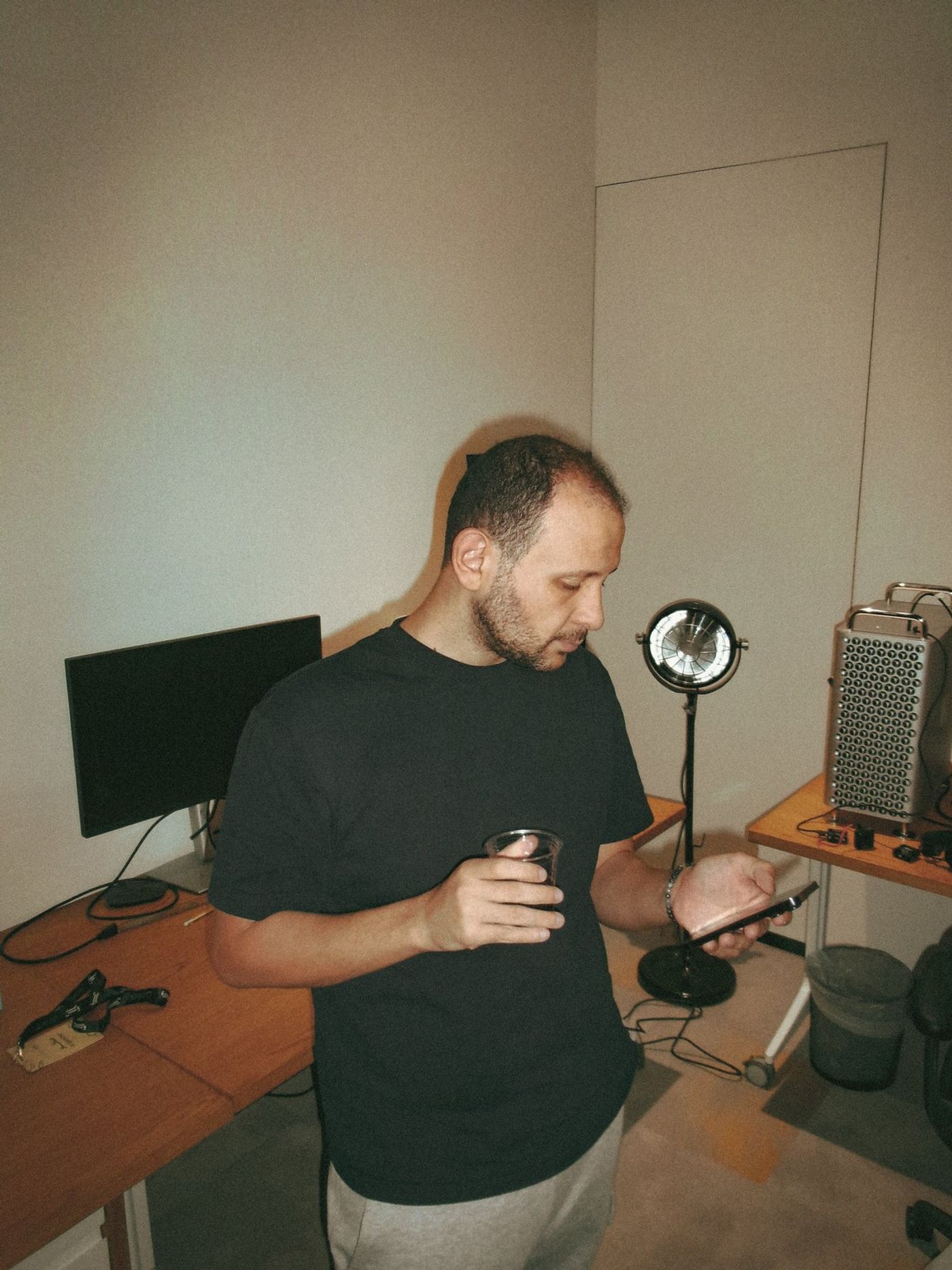 Ramy George at the edit suite
