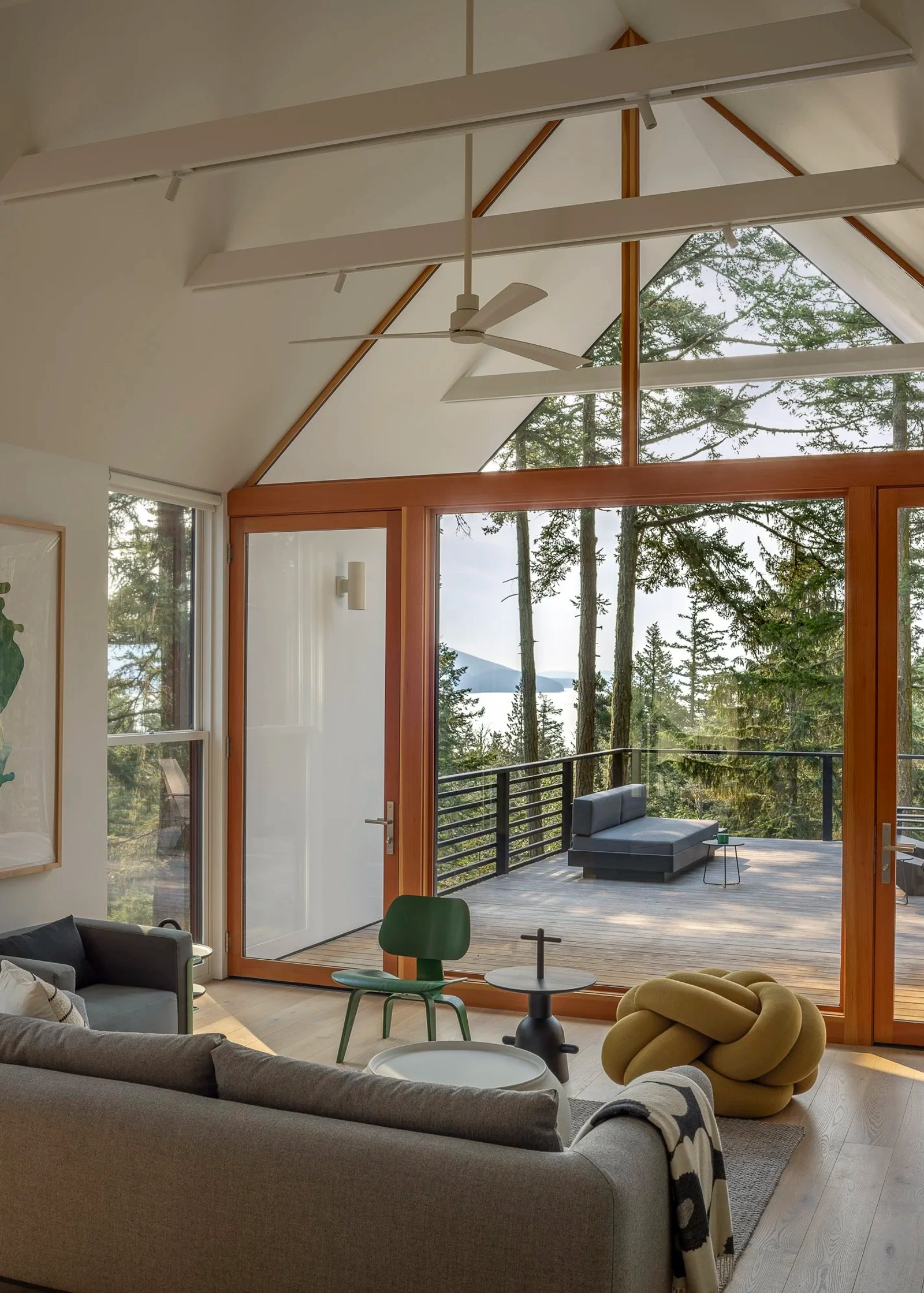 An interior shot of Island Time in Orcas Island, WA