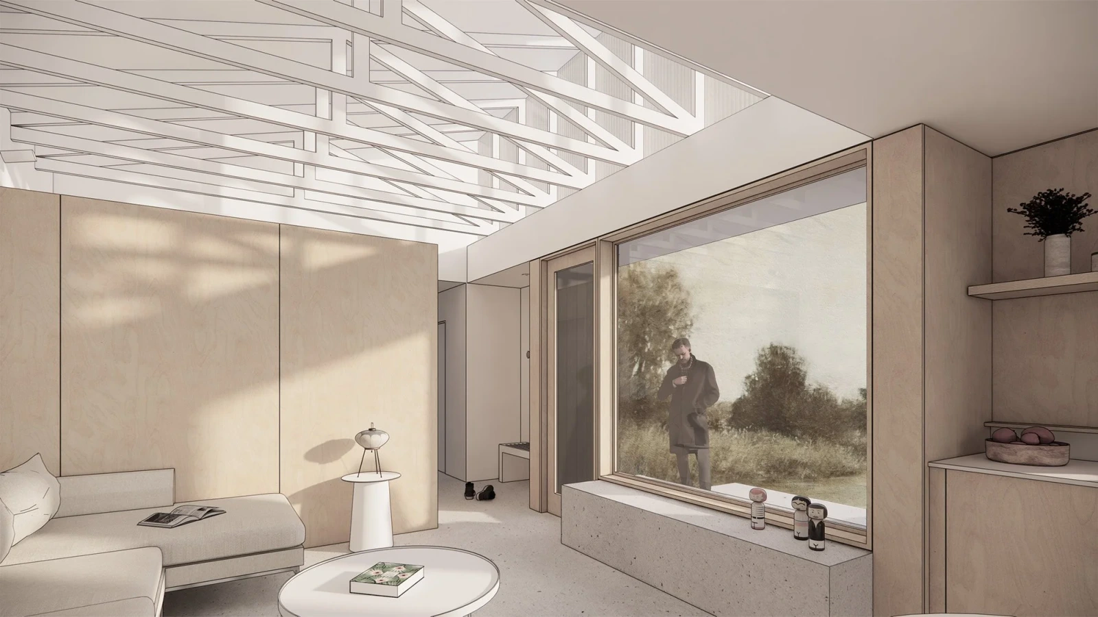 A rendering of the Sea Shanty project in Whidbey Island, WA