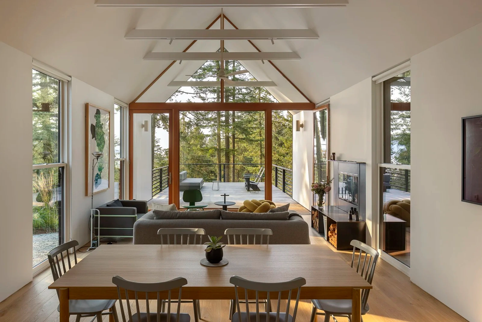 An interior shot of Island Time in Orcas Island, WA