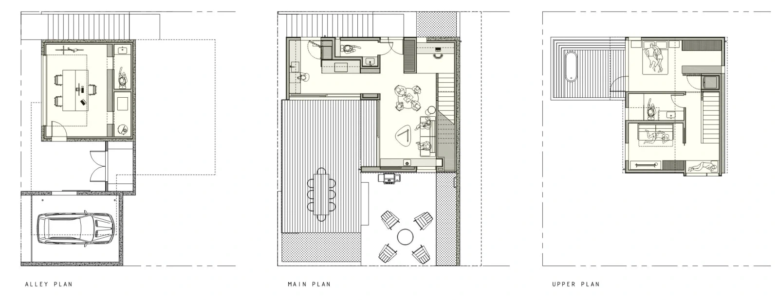 The plans behind the View Alley project in Seattle, WA