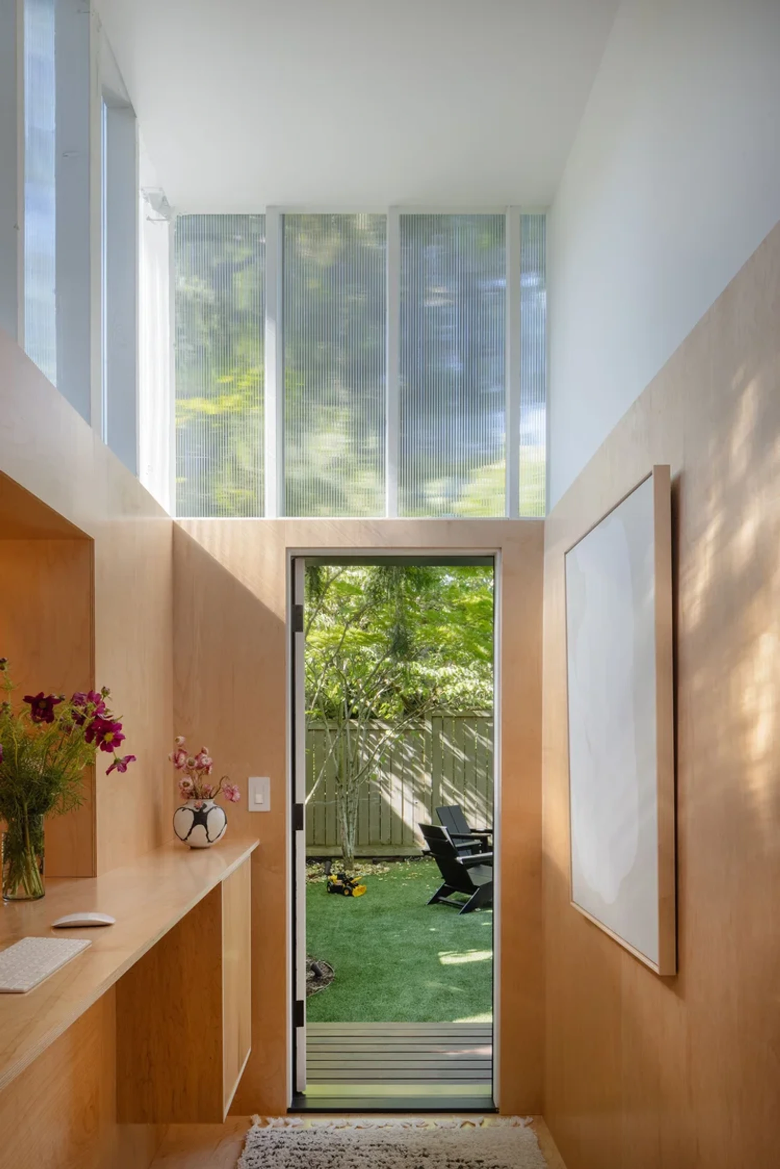A image of the interior of he shed_she shed in Seattle, WA.