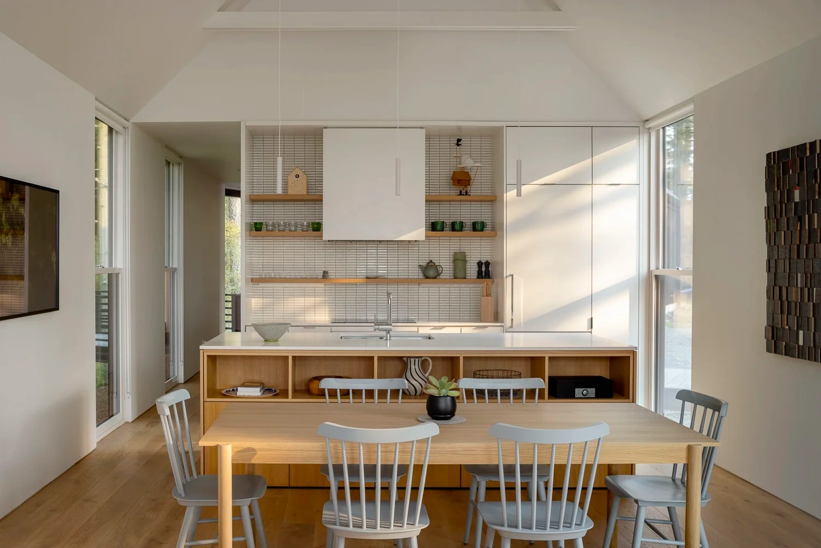 An interior shot of Island Time in Orcas Island, WA
