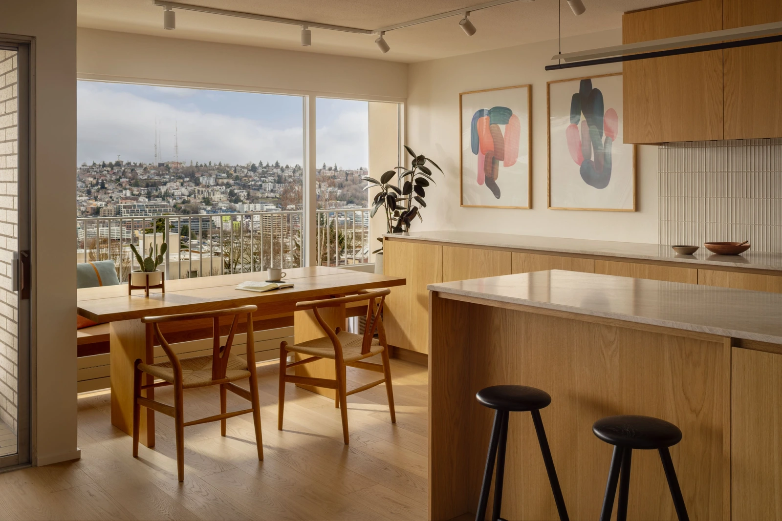 An interior shot of the Highlander project in Seattle, WA