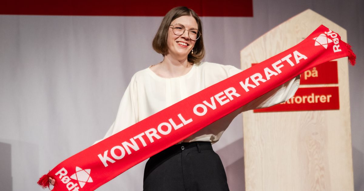 Marie Sneve Martinussen gjenvalgt som Rødt-leder