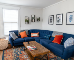 how to arrange an l shpaed sofa in living room