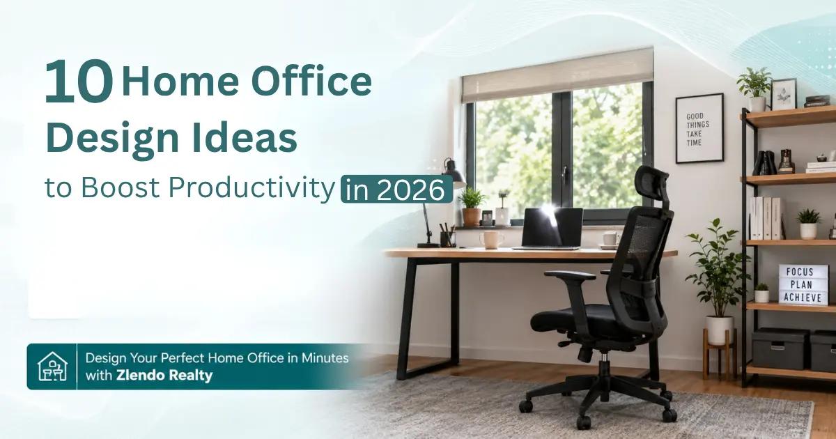 10 home office design ideas to boost productivity in 2026 – Zlendo Realty