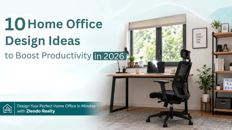 10 home office design ideas to boost productivity in 2026 – Zlendo Realty