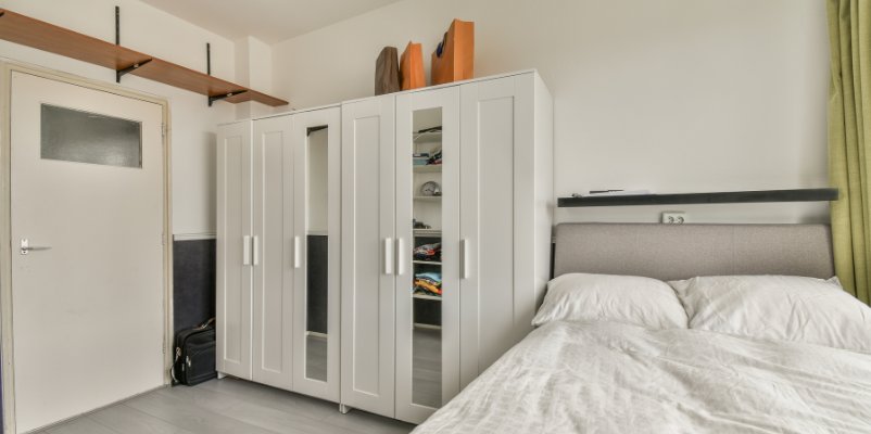 simple wardrobe designs for small bedroom