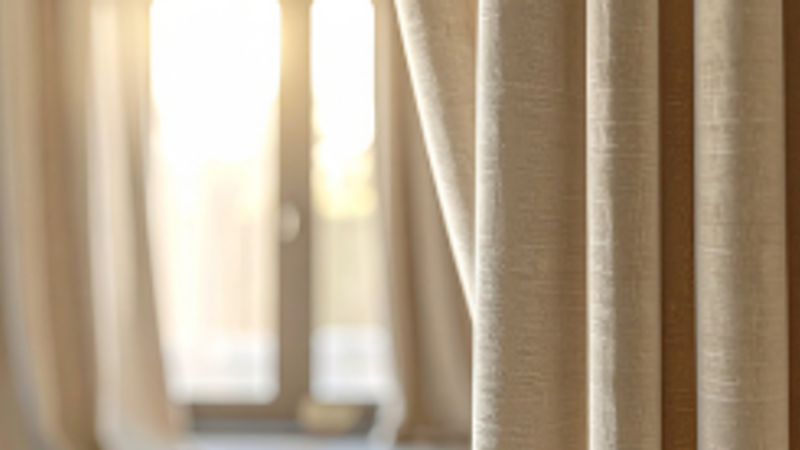 blinds or curtains
