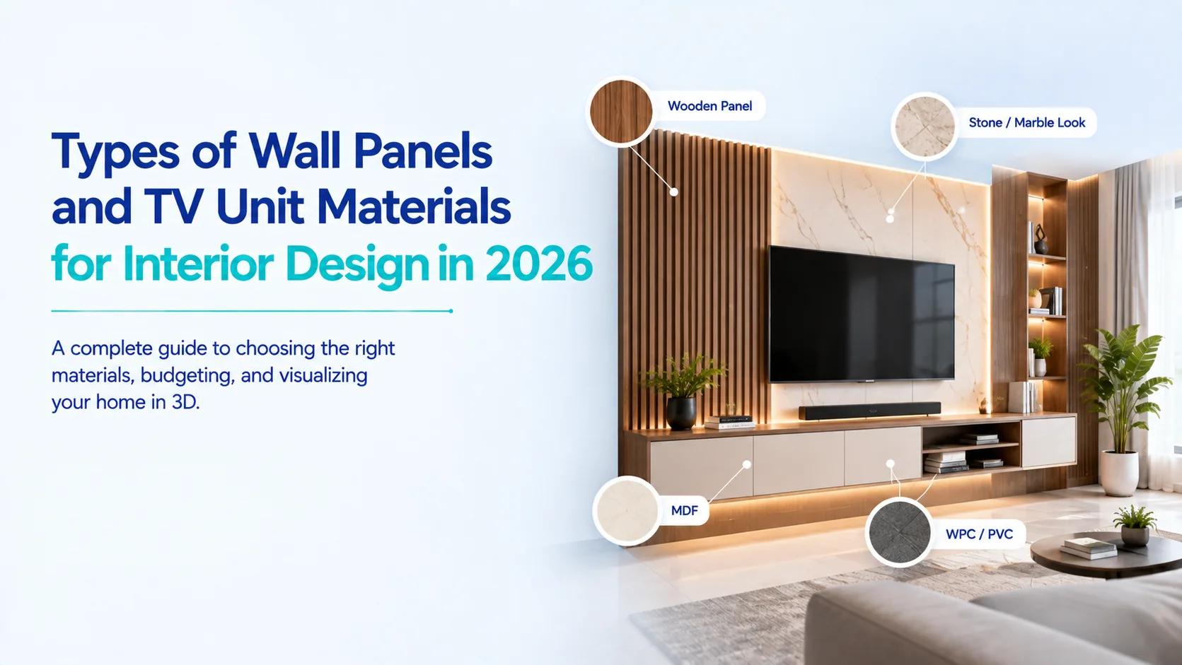 Wall Panel & TV Unit Materials 2026