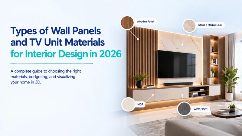 Wall Panel & TV Unit Materials 2026