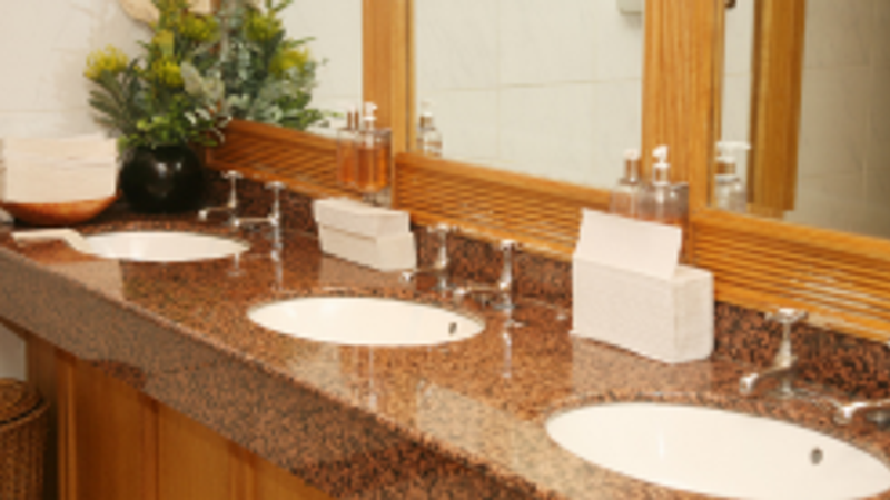 wash basin wall design