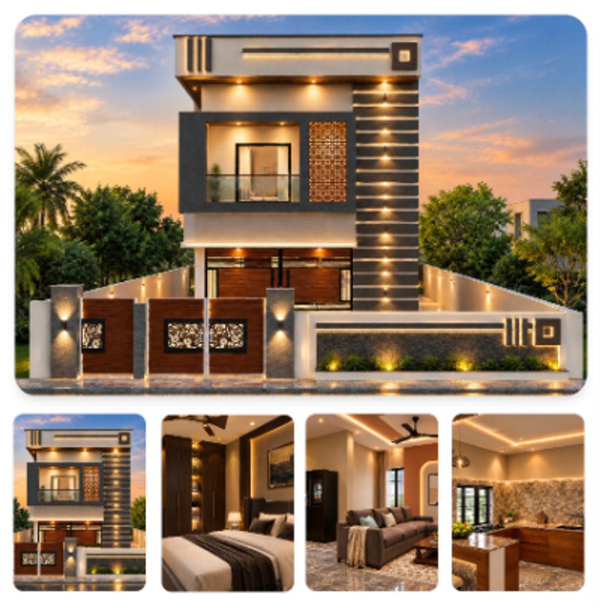 Zenora Residence – Efficient 790 Sq. Ft. G+1 Home