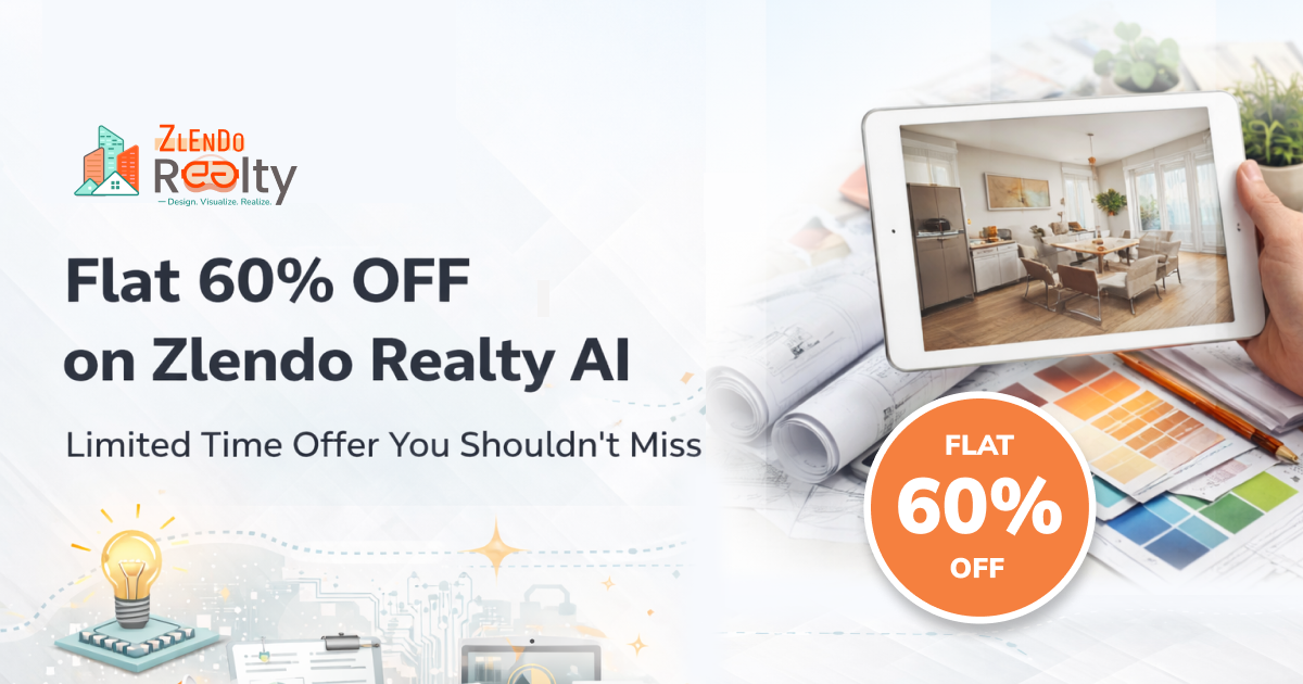 Flat 60% off on Zlendo Realty properties - Limited time offer