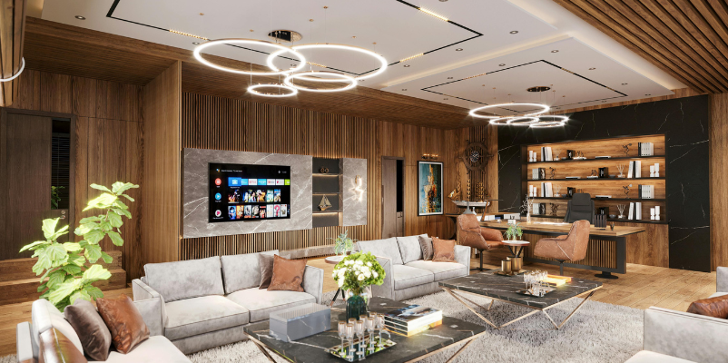 standard living room size in feet