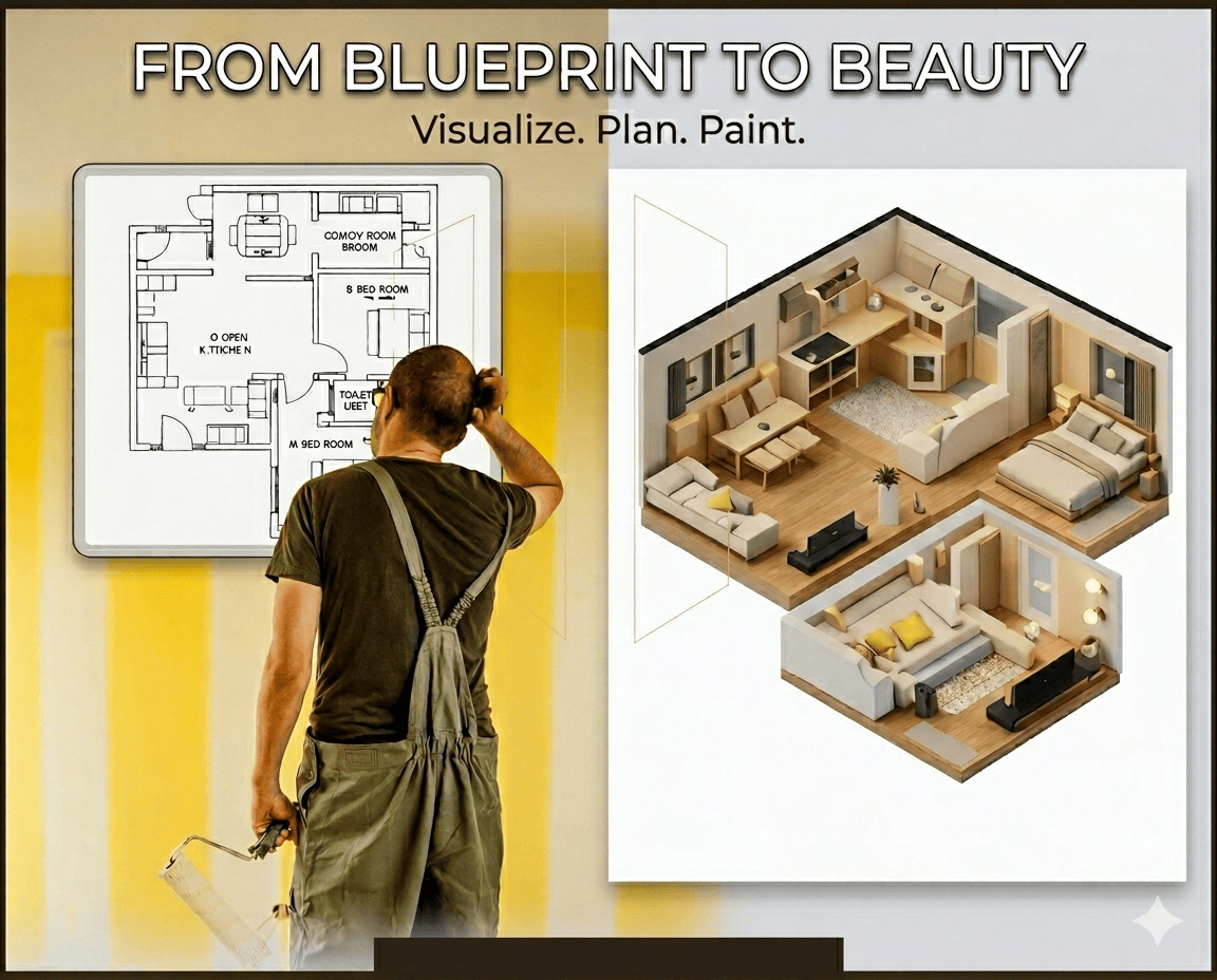 painting business with smart interior design