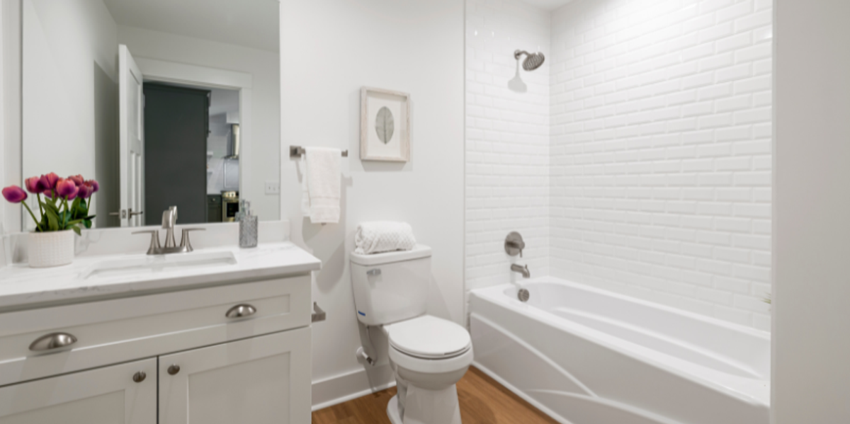 toilet in the north west corner 