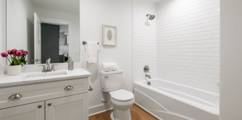 toilet in the north west corner