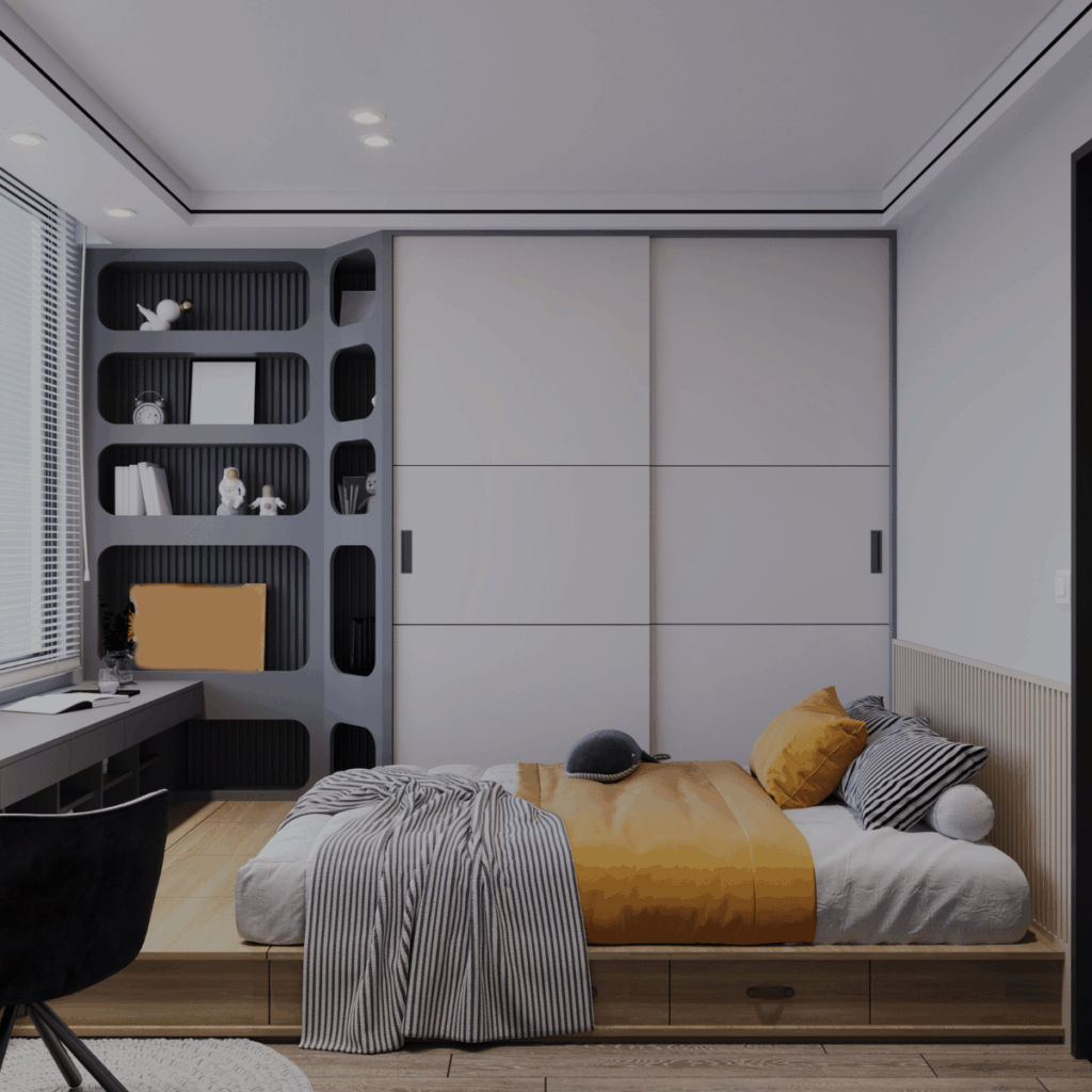 Bedroom Shelf Design Ideas