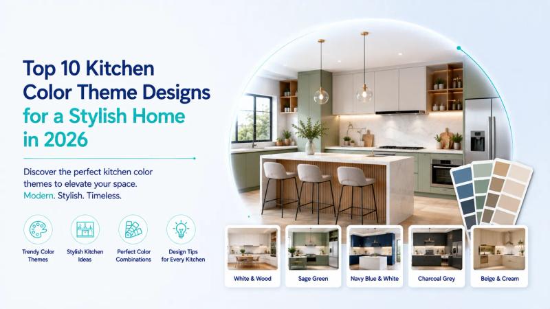 Top 10 Kitchen Color Theme Designs for a Stylish Home in 2026 