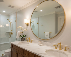 bathroom basin size