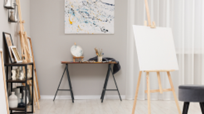 modern interior decoration of drawing room
