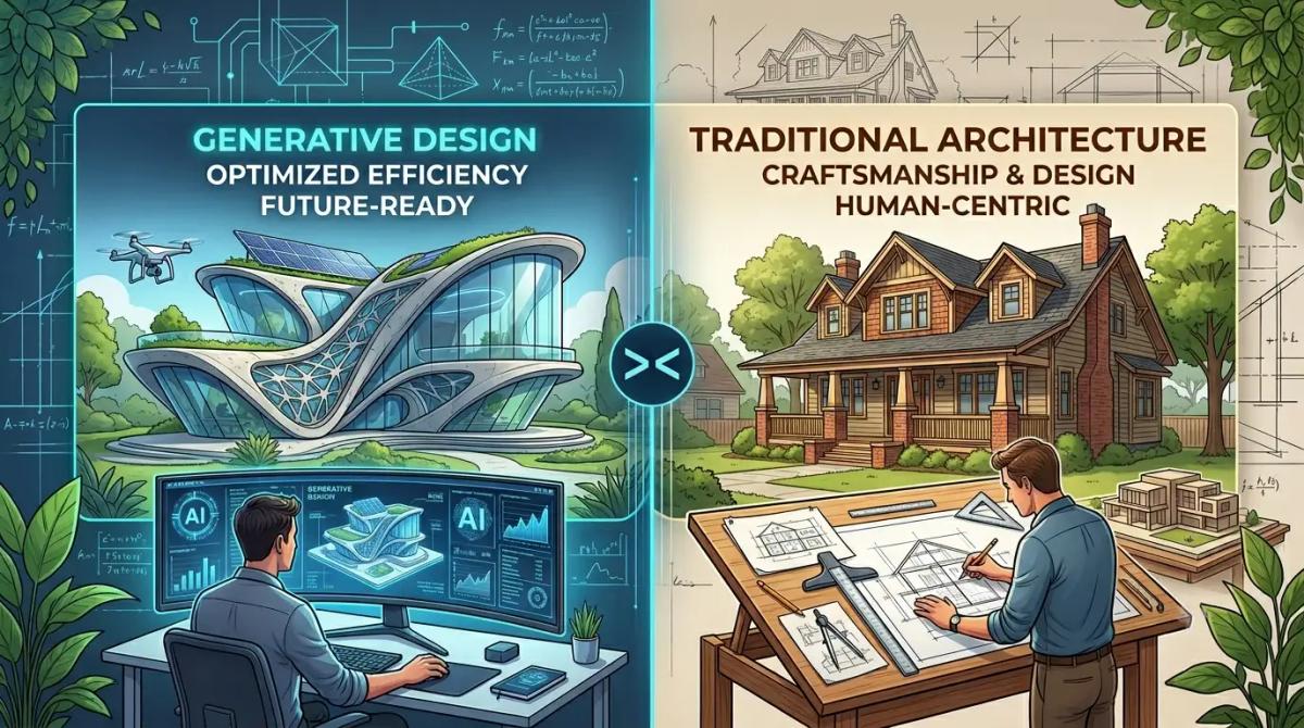AI House Design vs Traditional Architecture: A Complete Comparison 2026