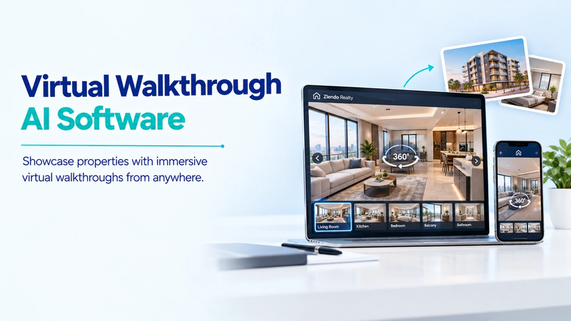 Virtual Walkthrough AI Software for real estate property visualization