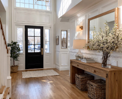 foyer wall design