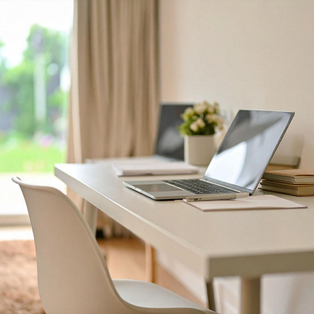 Corner Study Table Design