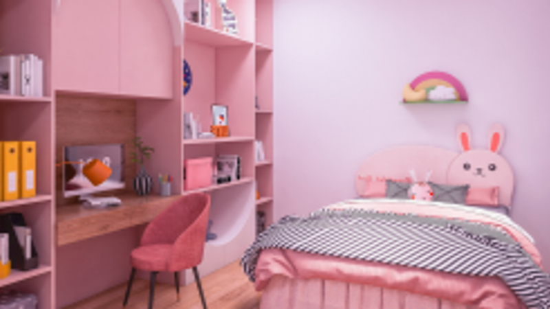 cute girl bedroom