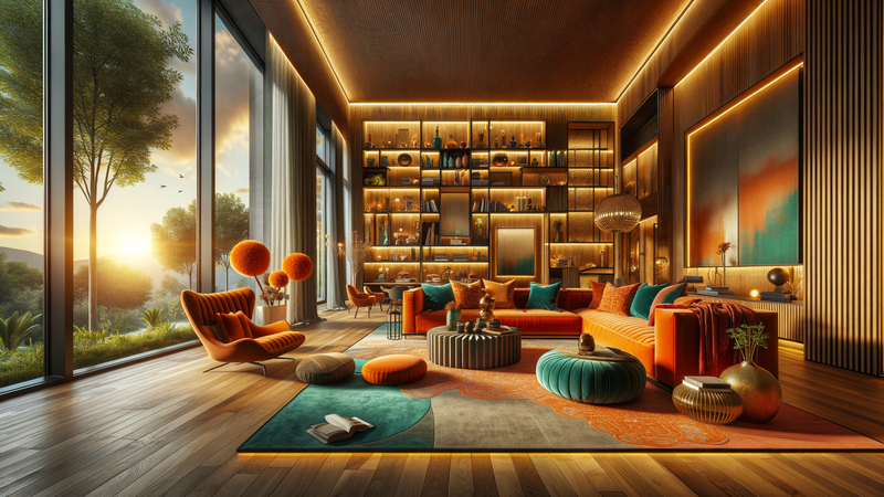 Orange Color Sofa Styling Ideas for a Vibrant Living Space