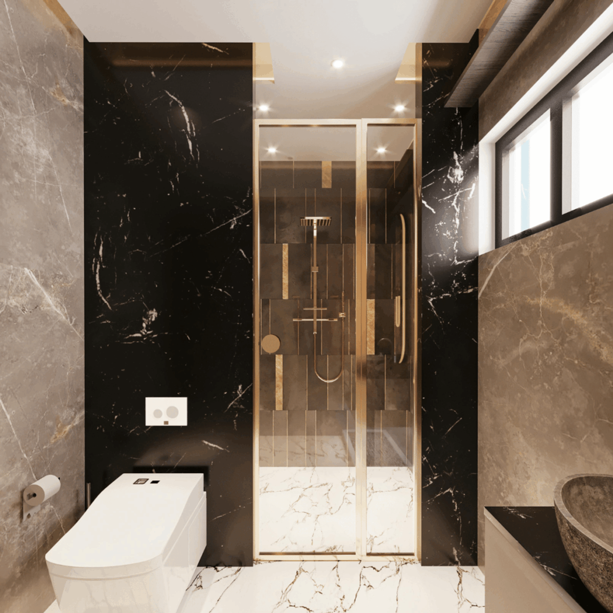 Standard Bathroom Size in Feet