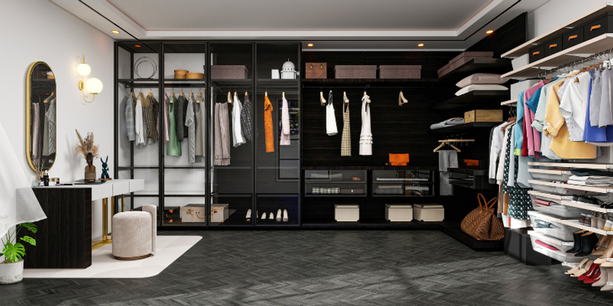 standard wardrobe width