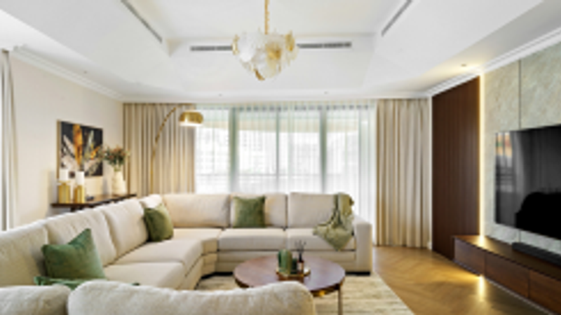 L shaped corner TV unit designs