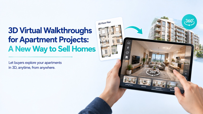 3D Virtual Walkthroughs for Modern Homes