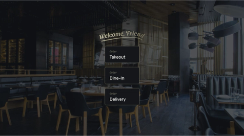 Restaurant Menu portfolio cover image.