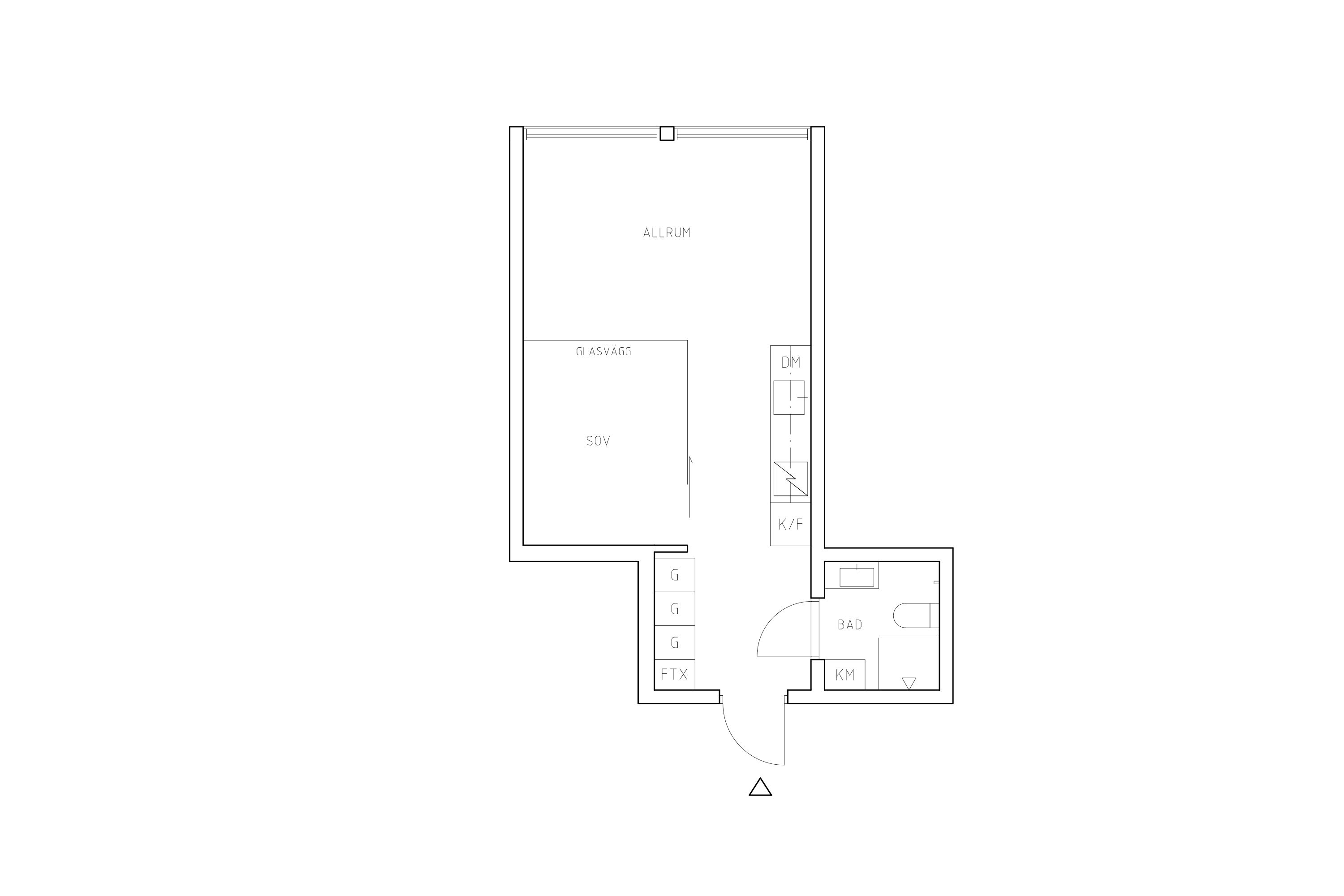 Planritning lägenhet 5003