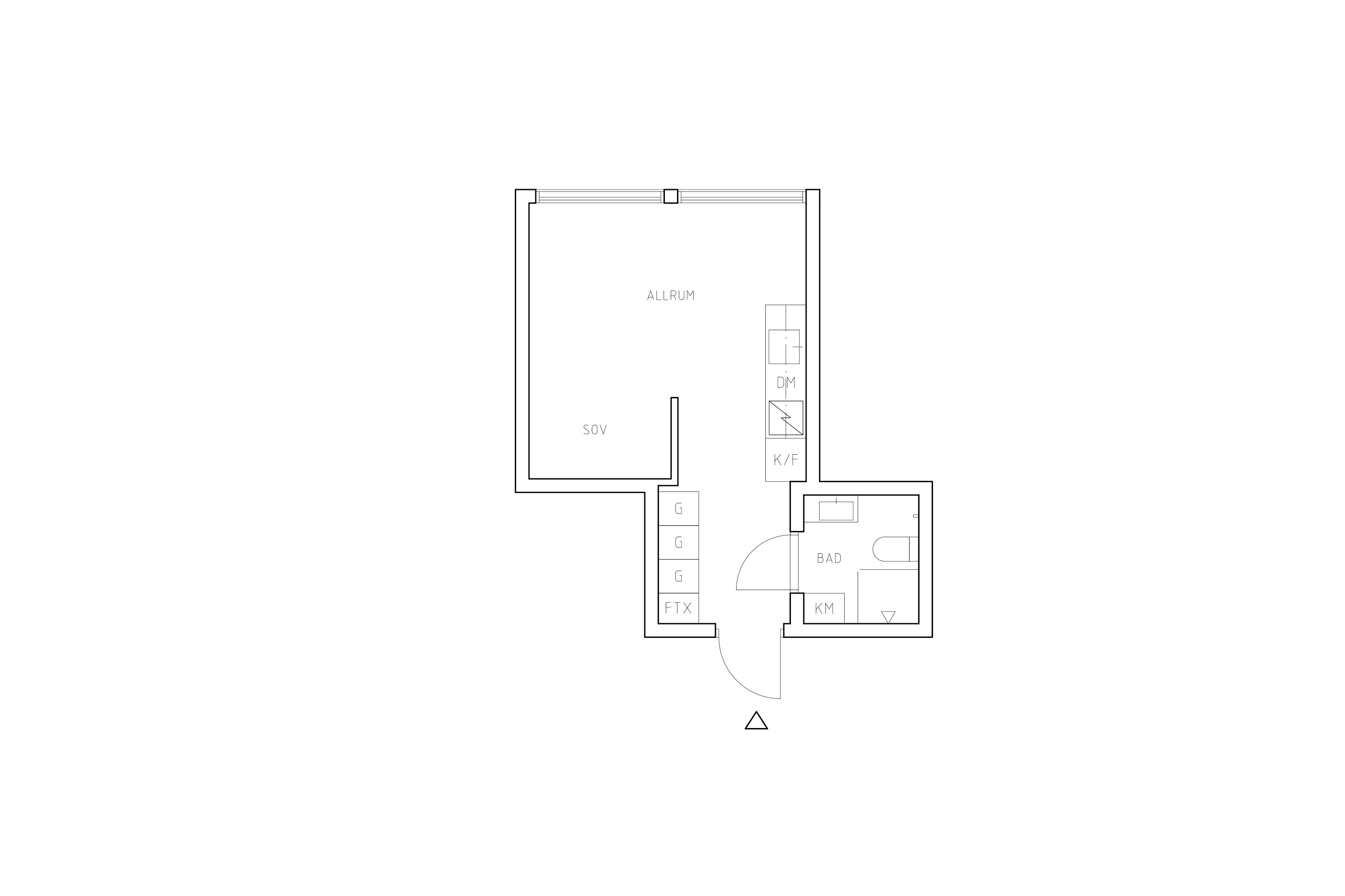 Planritning lägenhet 3004