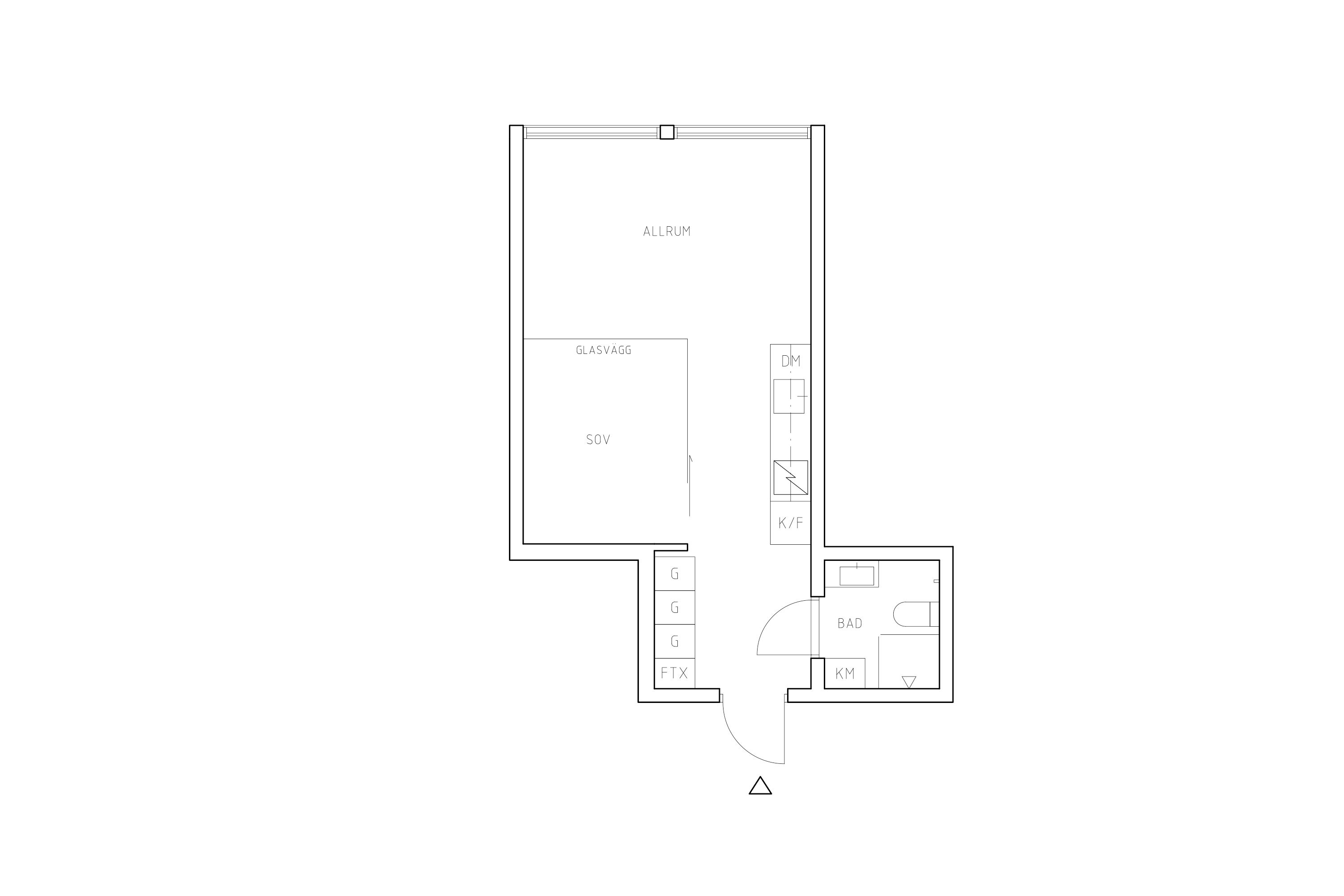 Planritning lägenhet 3003