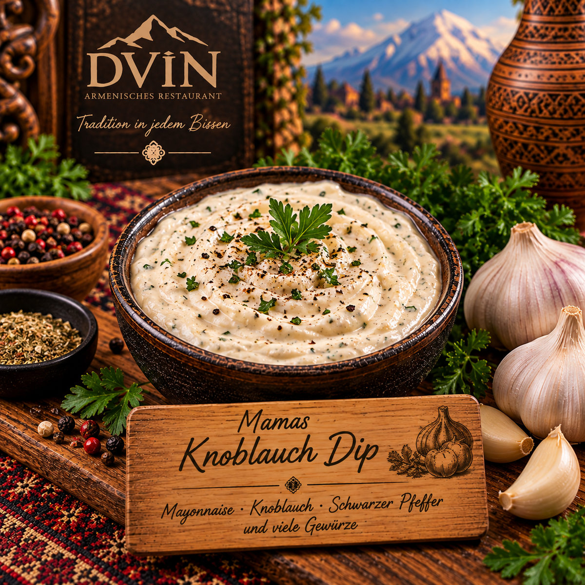 58. Mamas Knoblauch-Dip