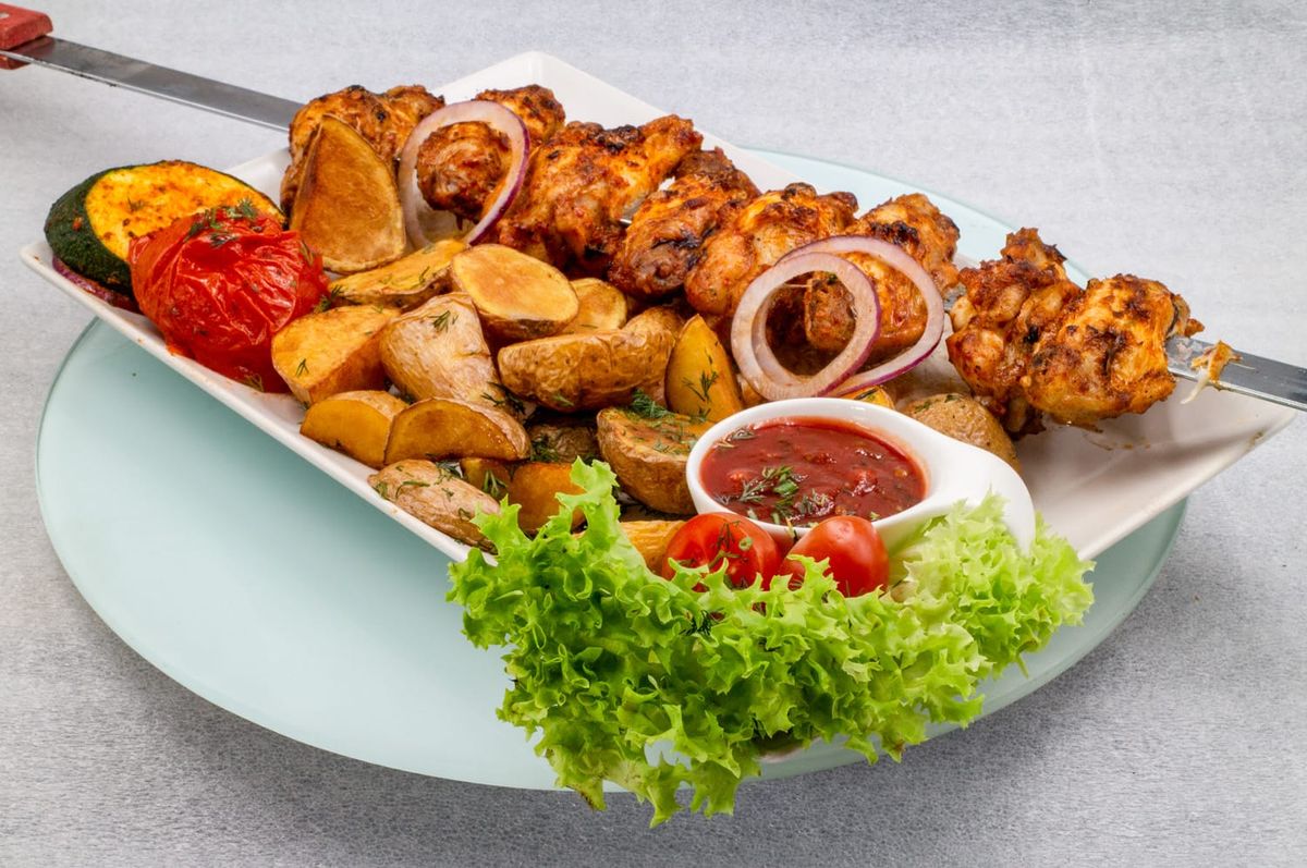 45. Grill aus Hähnchenflügel