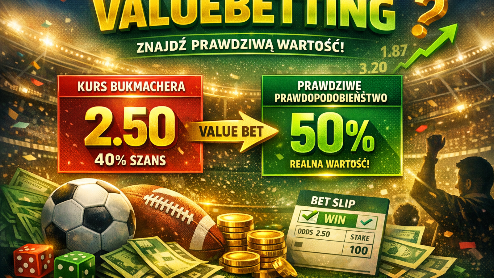 Valuebetting – dlaczego to klucz do długoterminowych zysków w zakładach bukmacherskich?