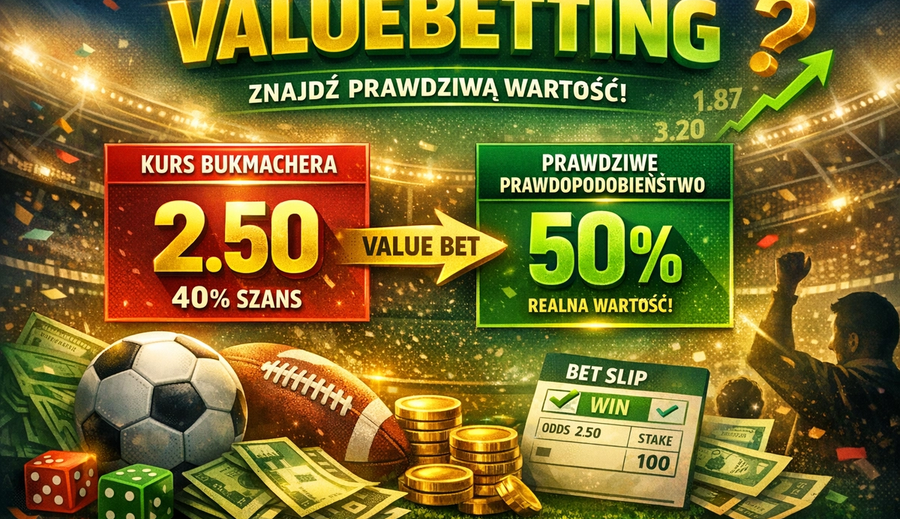Valuebetting – dlaczego to klucz do długoterminowych zysków w zakładach bukmacherskich?