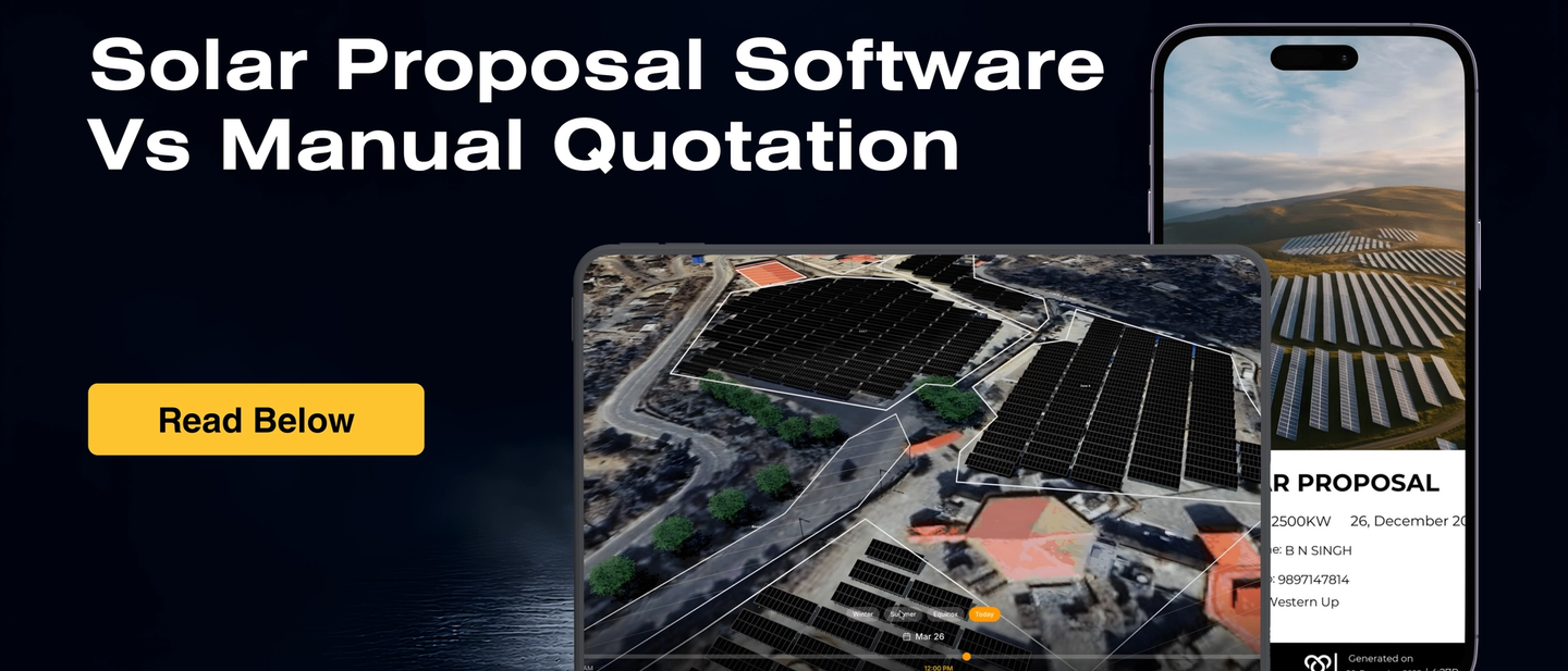 Solar Proposal Software vs Manual Quotation: The India EPC Math