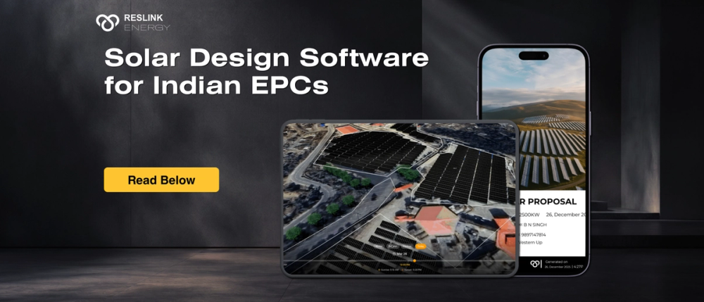 Reslink design software for Indian solar EPCs