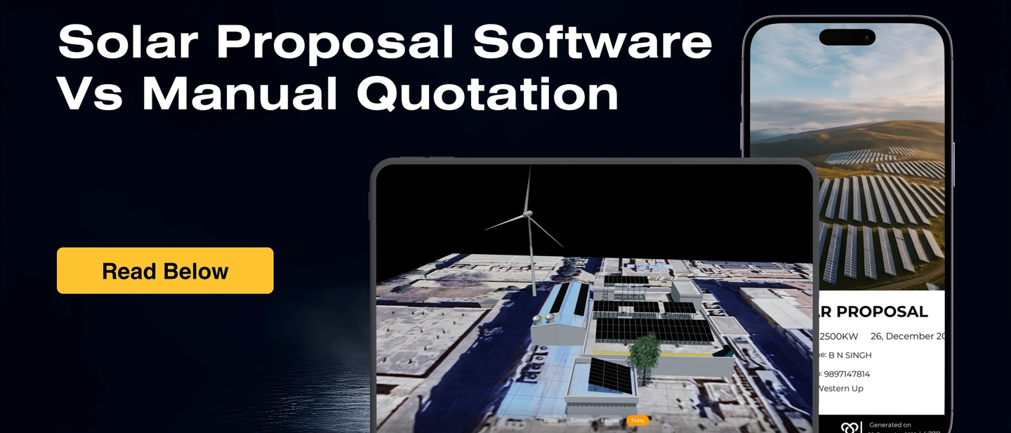 Solar Proposal Software vs Manual Quotation: The India EPC Math