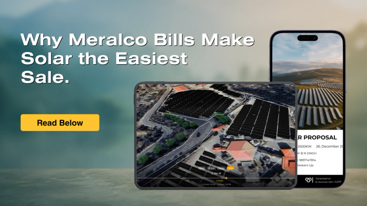 Philippines Solar ROI 2026 — Meralco Bills Make Solar the Easiest Sale